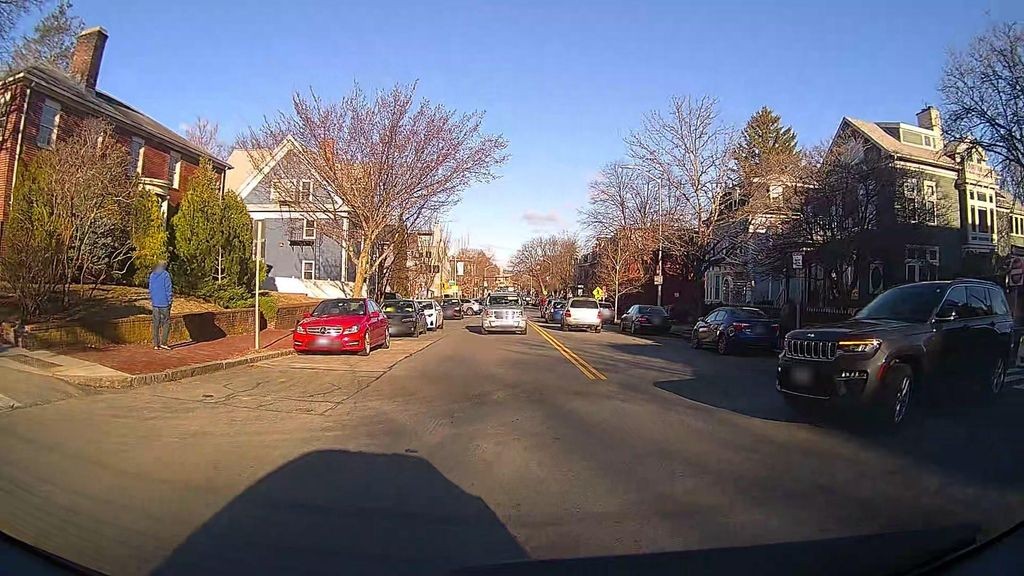 Street-level low light example from Cambridge Somerville, cropped to show the local street context.