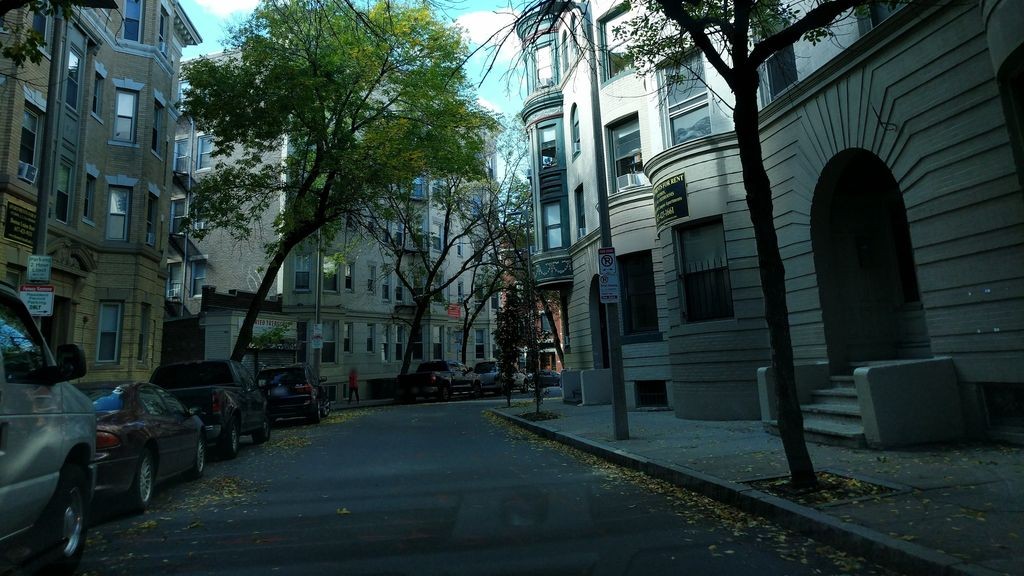 Street-level daytime example from Downtown Boston Back Bay, cropped to show the local street context.
