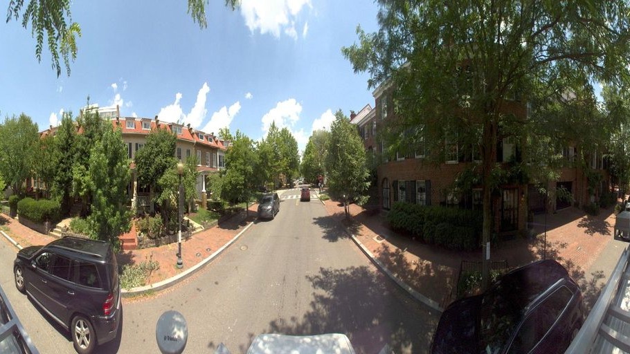 Street-level daytime example from Georgetown Waterfront Dc, cropped to show the local street context.