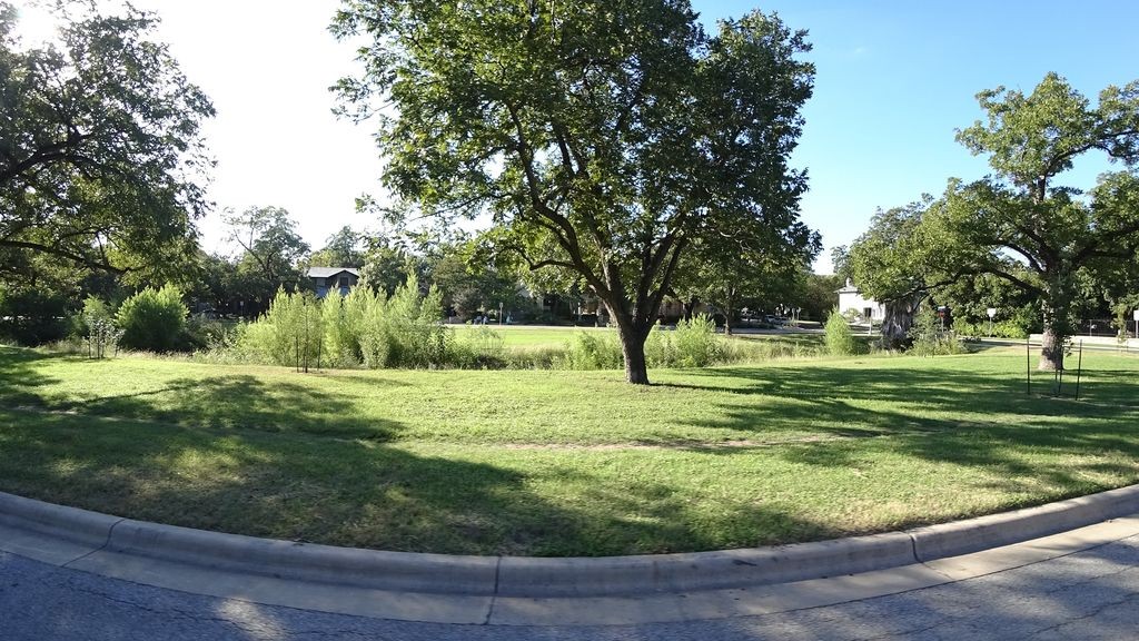 Street-level daytime example from Hyde Park Austin, cropped to show the local street context.