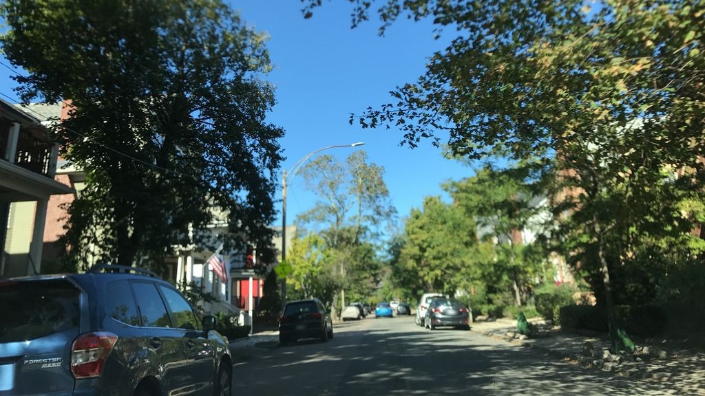 Street-level daytime example from Jamaica Plain Emerald Necklace, cropped to show the local street context.