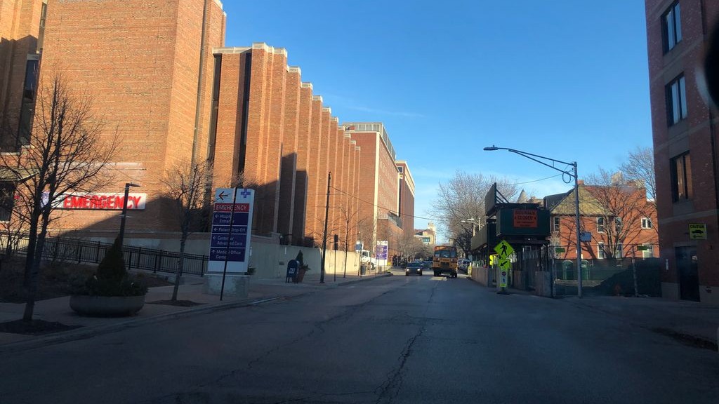 Street-level daytime example from Lakefront Lincoln Park Chicago, cropped to show the local street context.