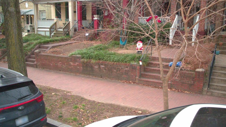 Street-level low light example from Navy Yard Capitol Riverfront Dc, cropped to show the local street context.