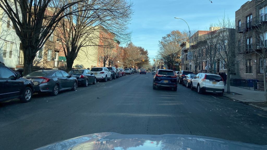Street-level daytime example from Park Slope Nyc, cropped to show the local street context.