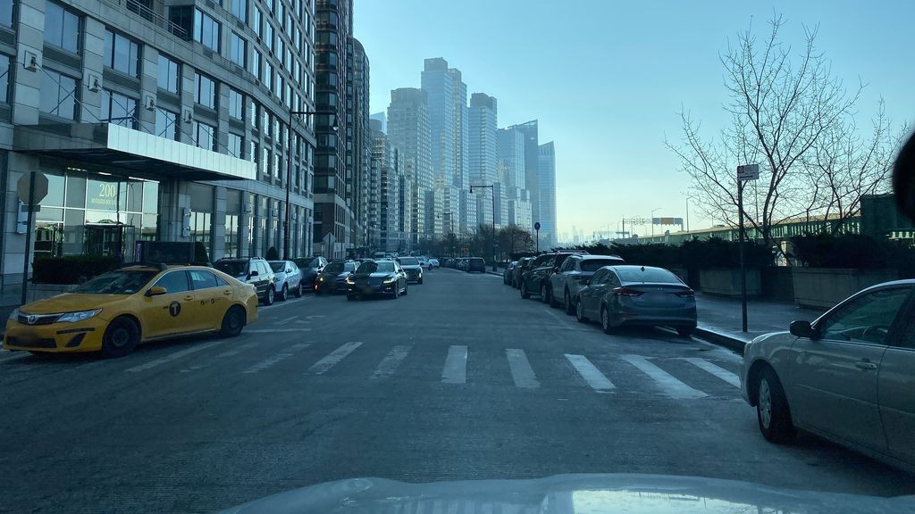 Street-level daytime example from Upper West Side Nyc, cropped to show the local street context.