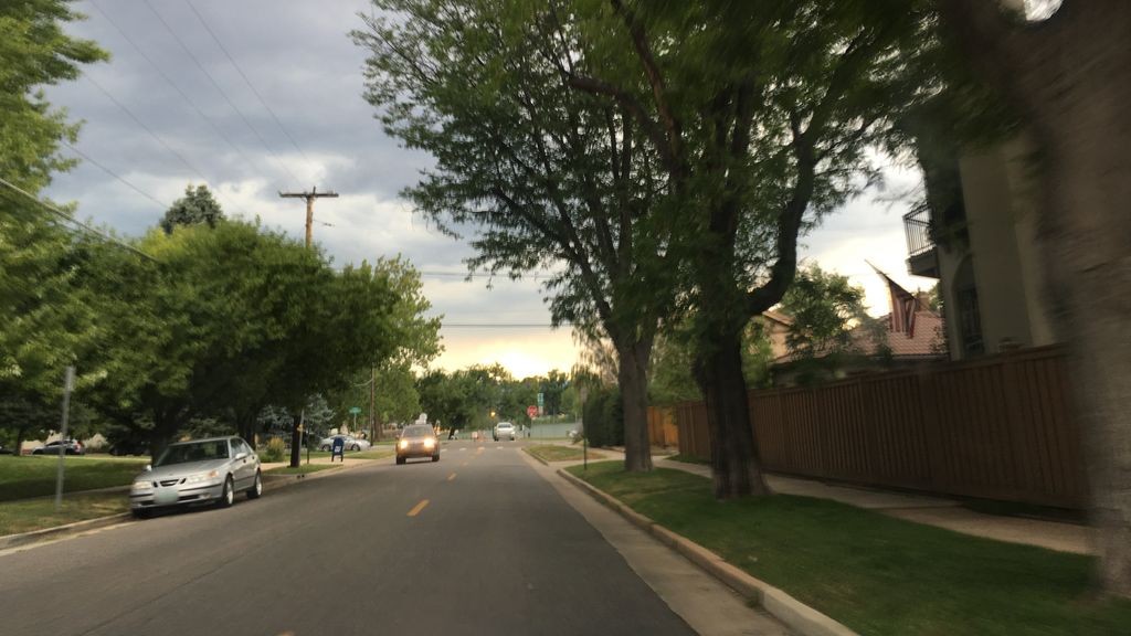 Street-level low light example from Wash Park Denver, cropped to show the local street context.