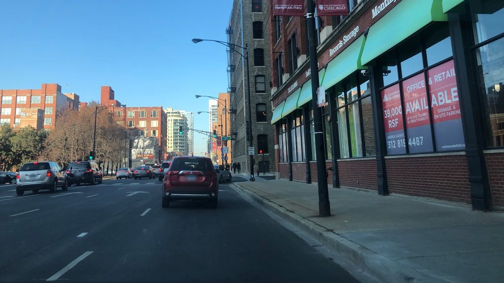 Street-level daytime example from West Loop Fulton Market Chicago, cropped to show the local street context.
